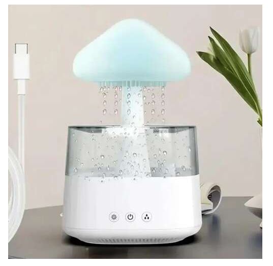 white Noise Rain Cloud Air Humidifier